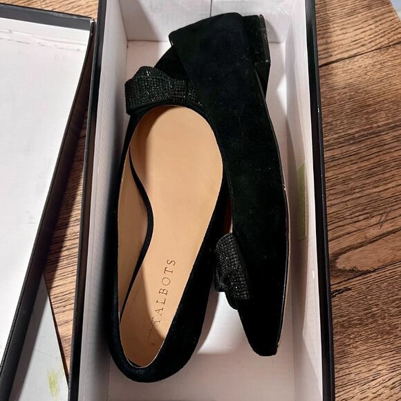 TALBOTS Black EDISON BOW Womens Shoe Size 7M - Picture 4 of 8